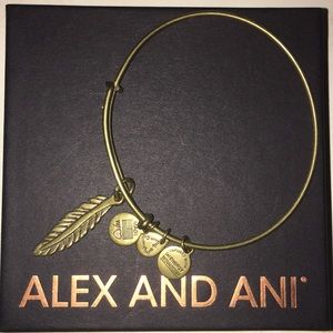 Alex and Ani feather bracelet